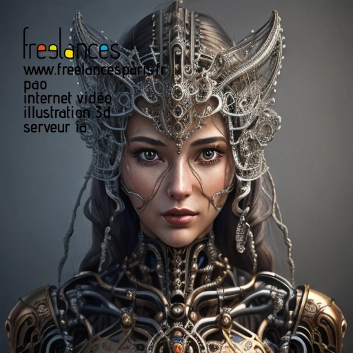 Pao internet vidéo illustration 3d serveur intelligence générative freelance paris studio de création 63WPJAQ1